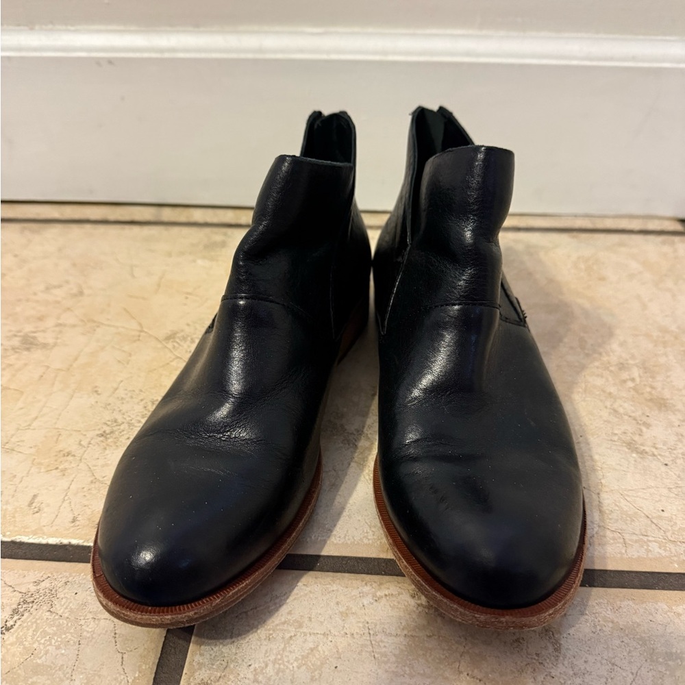 Kork-Ease Black Leather Men's Boots